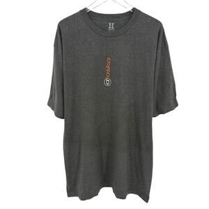 Alaska Heathered Gray T Shirt Men's Size XXL Huge Brand Short Sleeve 2XL